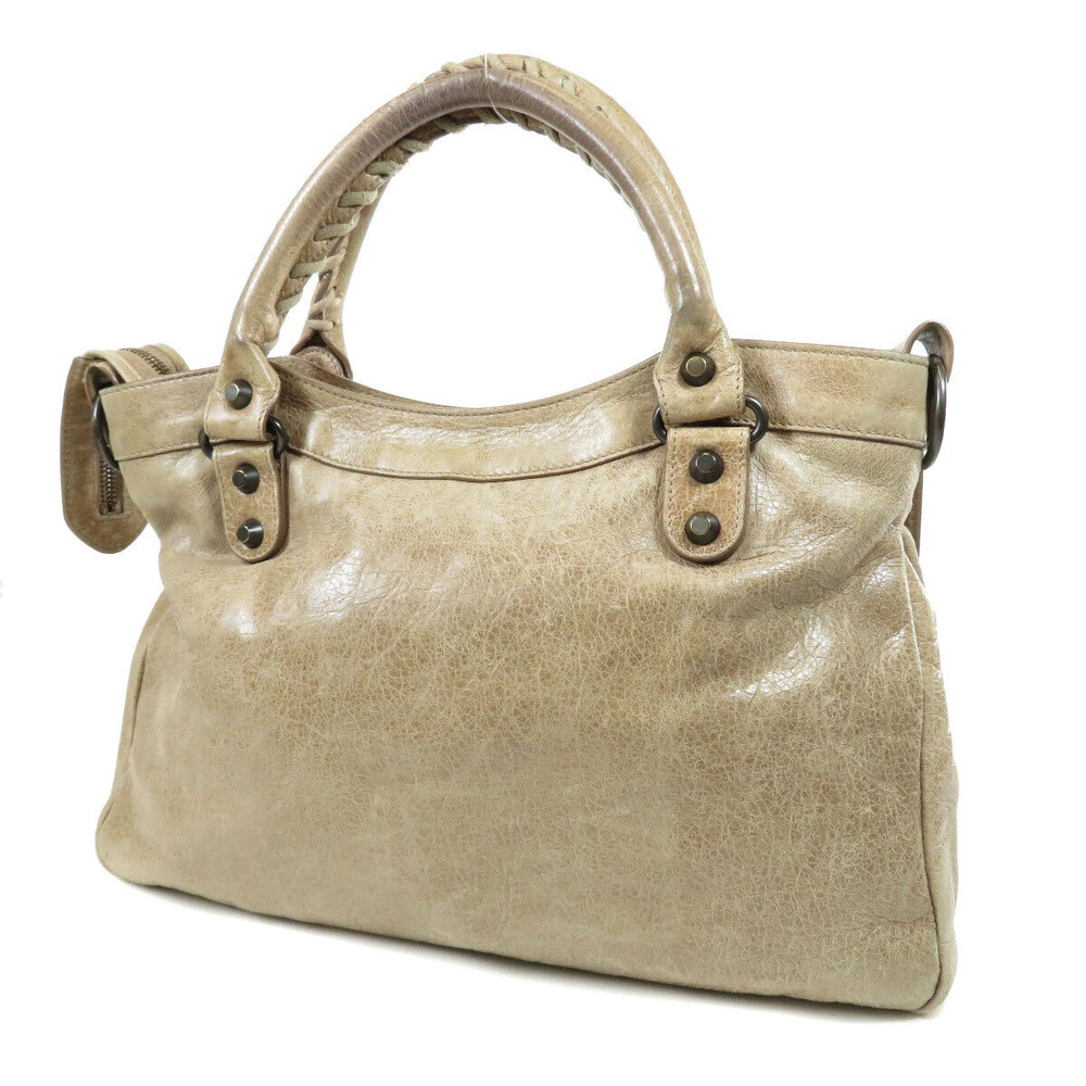 Balenciaga The Shoulder Leather Town Bag